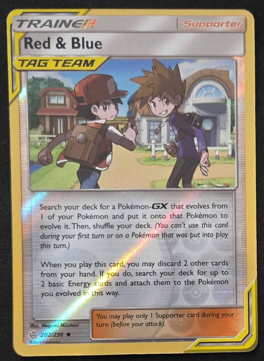 Red & Blue Pokémon TCG Cards for sale