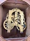 Vintage or Antique  Regulator Schoolhouse Short Drop Oak Clock no keys mfr? — photo 4