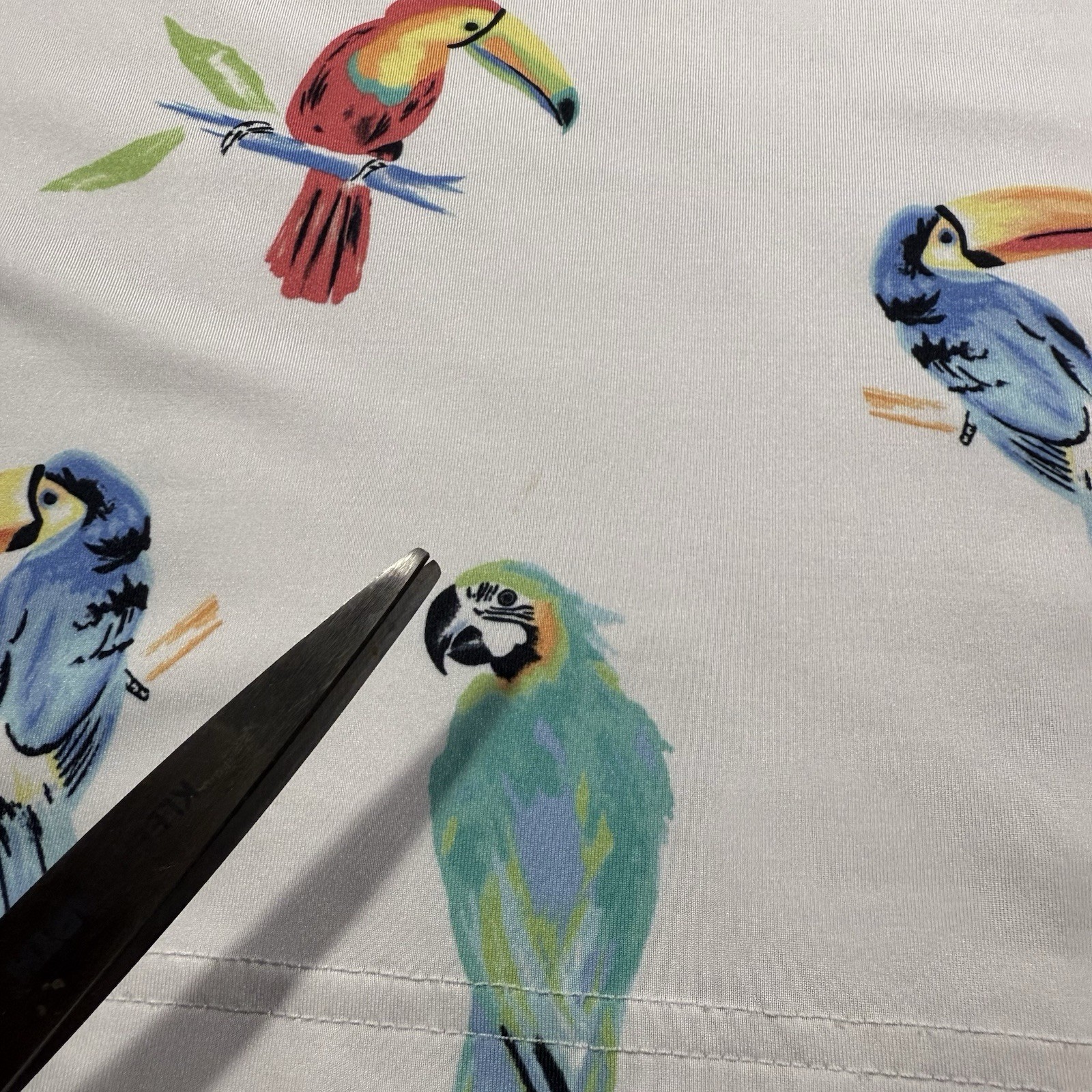 Chubbies The Dude XL Where’s Macaw Golf Polo Shirt | Parrot Pattern Men’s XL