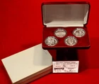 RONALD REAGAN 4 Troy OZ Mint SILVER COINS, 1985 RARITIES MINT, COA, Free SHIP