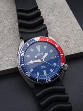 Seiko Automatic 7002-7000 Pepsi Divers Watch Mens 42mm