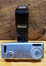 Minolta Minolta-16 MG Silver Subminiature 16mm Film Camera w/ Minolta Case 263 