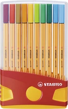 Fineliner Point 88 - Colorparade - Pack of 20 - Assorted Colors