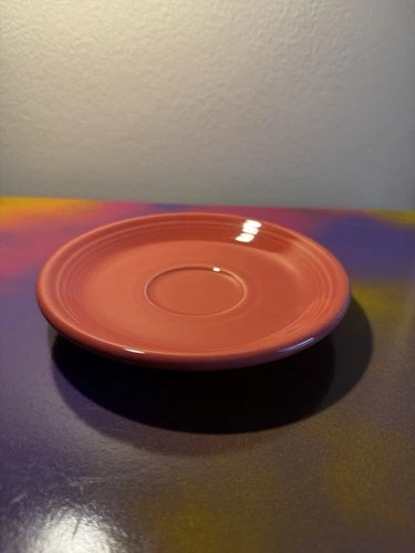 Fiestaware saucer  Poppy 6 inch Dish Fiesta