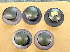 Vintage test equipment knobs from Decade box lot of 5 2-3/4" diameter 1/4" shaft