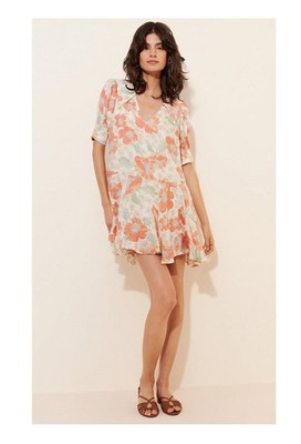 moon chaser mini dress Moon Chaser Tiered Shift Minidress (Women)