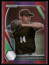 2021 Panini Prizm Draft Picks #PDP85 Mason Black Hyper Red & Purple Prizm