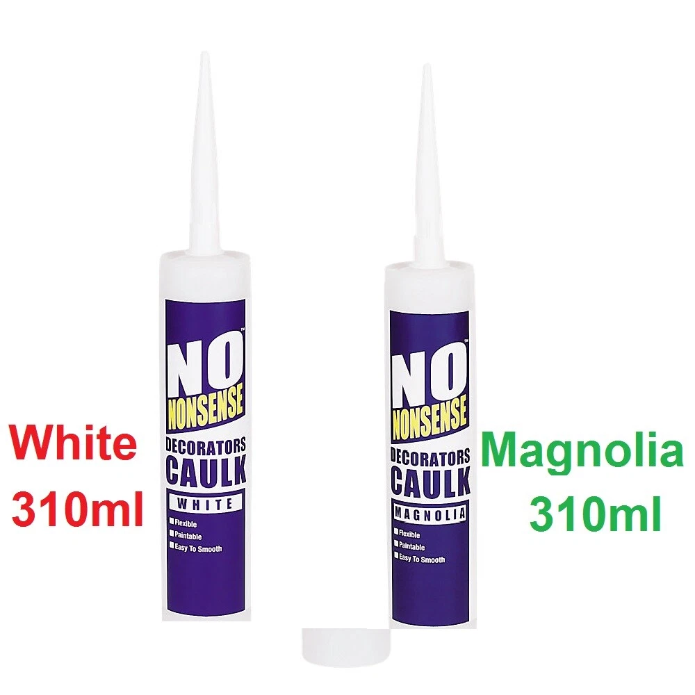 Decorators Caulk - Fast Drying White Flexible Gap Crack Wall Filler Sealer X 5 | UK - View #9