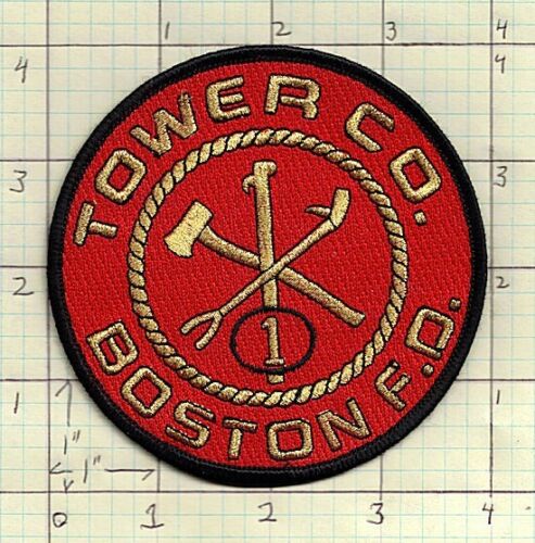 Écusson incendie Boston Massachusetts Tower 1 bg51