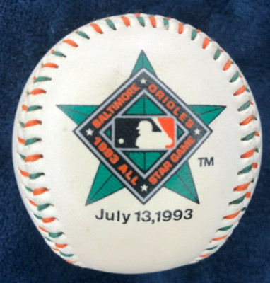 1993 MLB All-Star Game Baltimore Orioles Logo Franklin Baseball