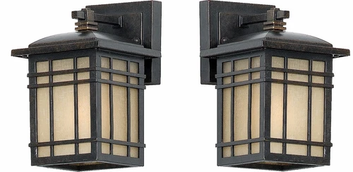 Quoizel HC8406IB Hillcrest Small Wall Lantern, Imperial Bronze, 9" - Pack of 2 - Picture 1 of 2
