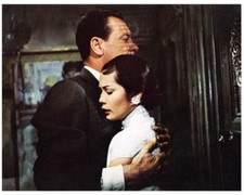 THE WORLD OF SUZIE WONG color 8x10 still NANCY KWAN & WILLIAM HOLDEN -- n446
