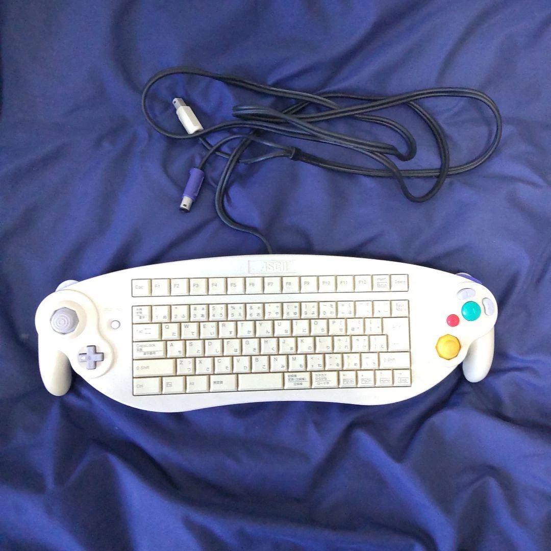 Nintendo Game Cube Keyboard Controller ASCII ASC-1901PO Game 