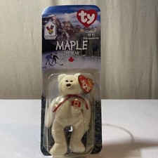 Maple The Bear -1999 McDonald's Ty Beanie Baby With Rare Errors 1993/OAKBROOK