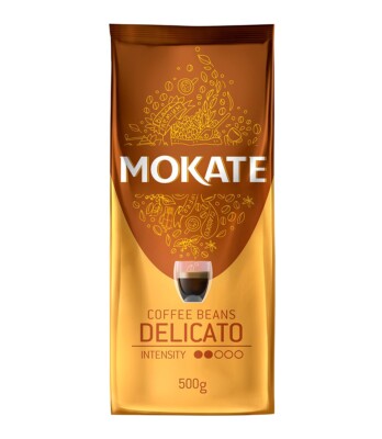 MOKATE Delicato Coffee Beans 500g / 17.6 oz