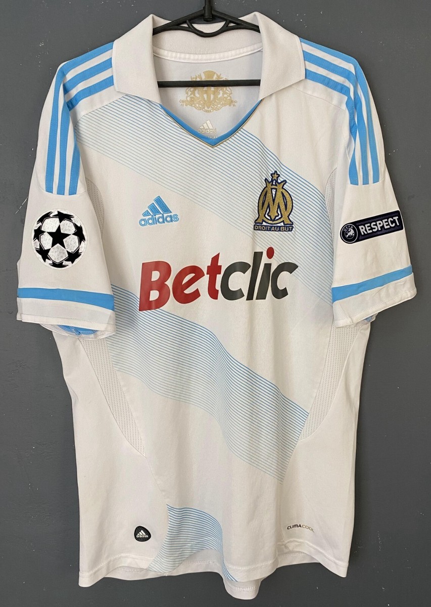 MEN'S FC MARSEILLE OLYMPIQUE 2011/2012 UEFA SOCCER FOOTBALL SHIRT