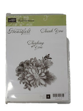 Stampin Up Heartfelt Blooms Rubber Stamp Set 147202 Exclusive Sale A Bration New