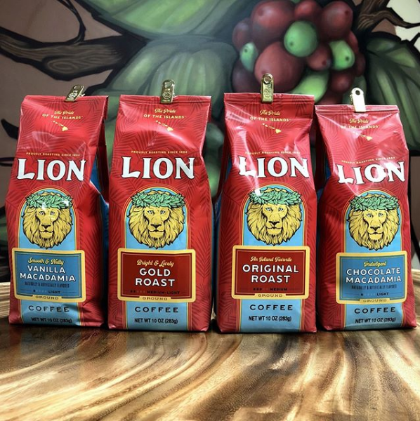 4 Bags Lion Coffee French Roast Auto Drip 10 Oz. 4/25/17 Ships Anywhere