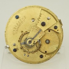 Rare Pocket Watch Movement Men's no fusee duplex chronometer no repeater RAR