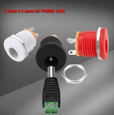 DAIER ELECTRON CO.,LTD ✨DC-Einbaubuchse für Hohlstecker 2,1 x 5,5 mm | DC Buchsen✨