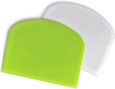Bowl Spatula & Bench Scraper,Flexible Plastic Multipurpose Kitchen Pastry Cutter