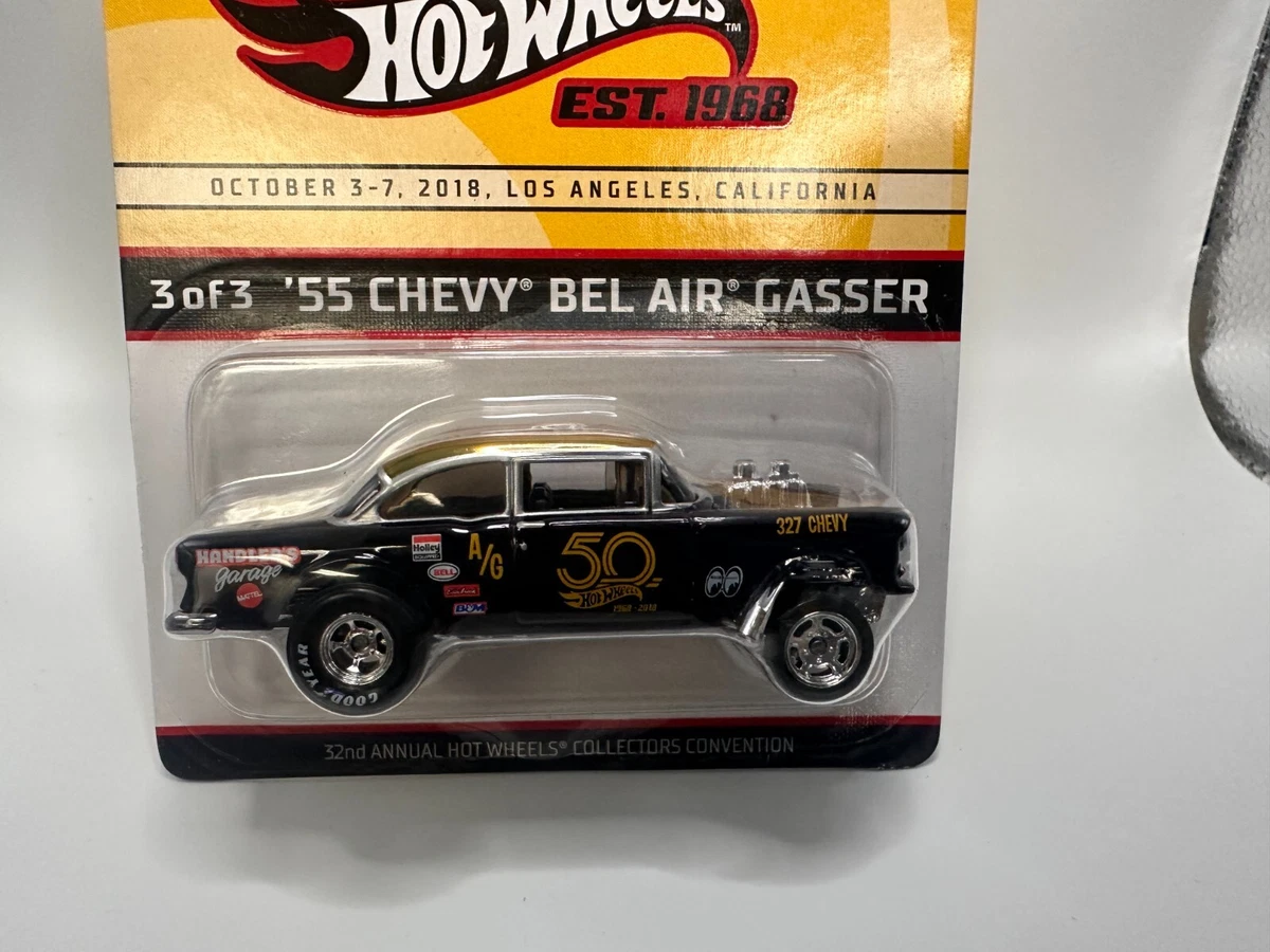 ホットウィール '55 シェビー ベルエア ギャッサー コンベンションカー Hot Wheels RLC Exclusive '55 Chevy Bel Air Gasser | Mattel Creations