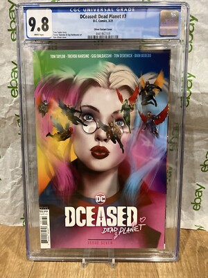 DCEASED DEAD PLANET #7 (2020) BEN OLIVER 'HOMAGE' CARDSTOCK VARIANT Cgc 9.8
