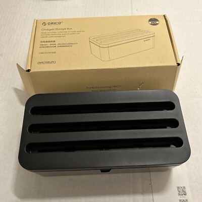 ORICO Charges Storage Box Design As A Holder  Compatible For Mobile iPad ..BLACK
