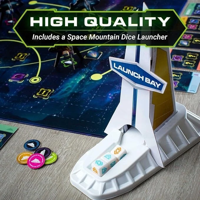 Ravensburger Disney Space Mountain All Systems Go Juego de Mesa 2-4 Jugadores para Niños Foto 2 de 4