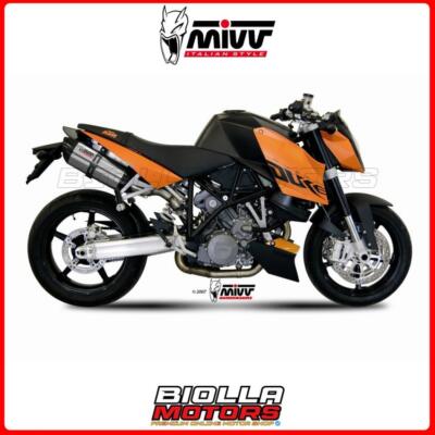 AUSPUFF MIVV SOUND KTM 990 SUPERDUKE 990 2007- ST. STEEL ORIGINAL KT.002.L7 KVD