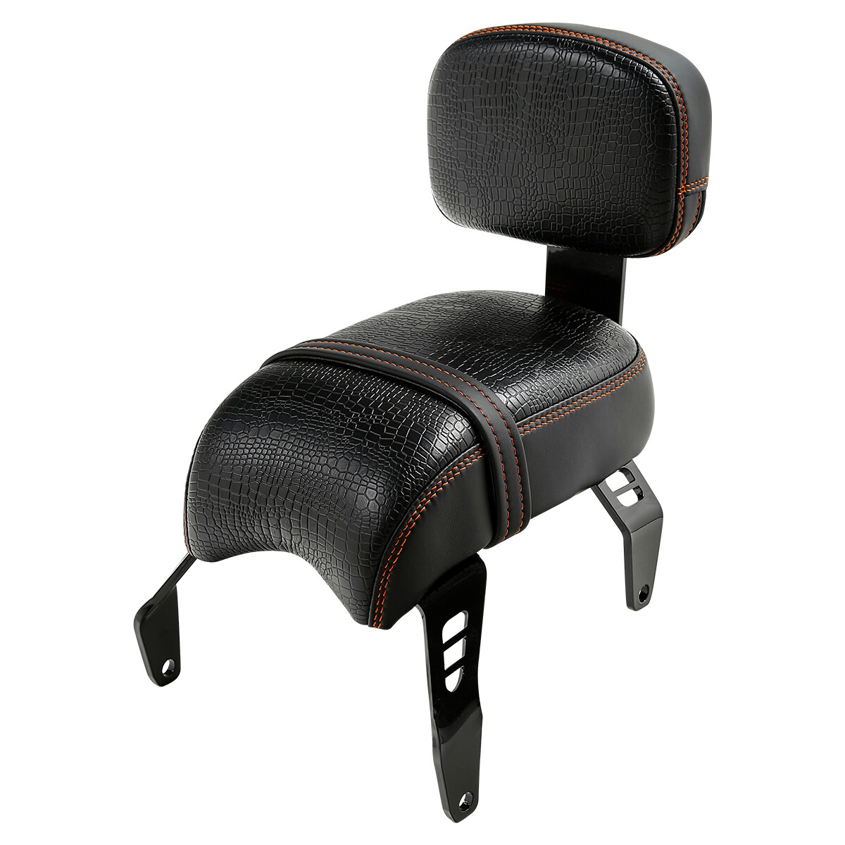 Passenger Seat Backrest Motorcycle Passenger Backrest For Indian Scout Bobber (2018-2023) – Detachable Sissy Bar, Brown Leather Kawasaki Vulcan S 650 Accessories - View #5
