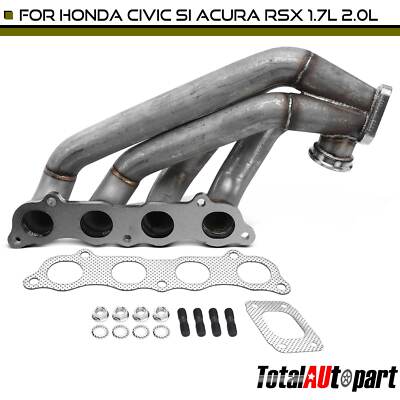HP-Series Honda Civic B16 B18 Top Mount Equal Length T3 Turbo Manifold 44mm V Band Wastegate