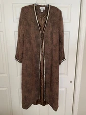 Vintage Tally Taylor Paris-Rome L/S Evening Duster/Cardigan Size 18