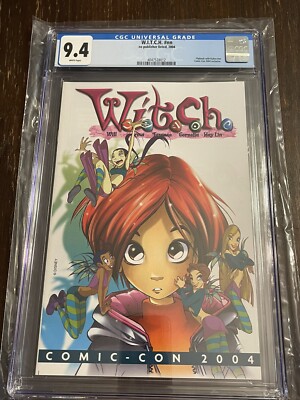 RARE CGC 9.4 DISNEY W.I.T.C.H. & KYLION 2004 Comic Con Exclusive Flip Book Promo