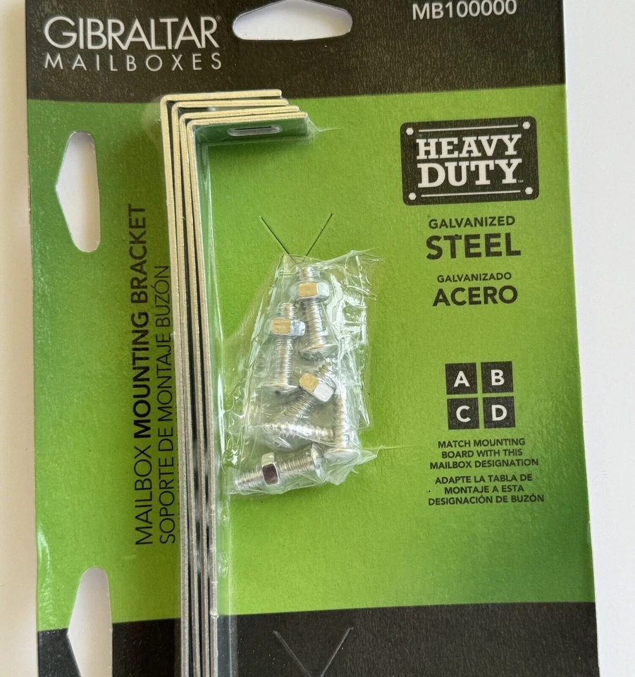 Gibraltar Steel MAILBOX Mounting Hardware For Wooden Posts Rural MB10 - Image 2 of 3