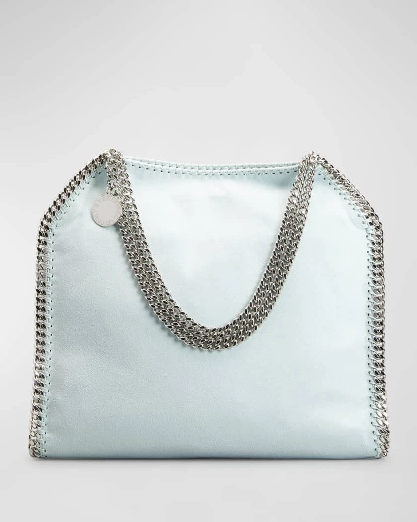 Stella McCartney — Stella McCartney Small Eco Shaggy Deer Chain Tote Bag Mist $1295