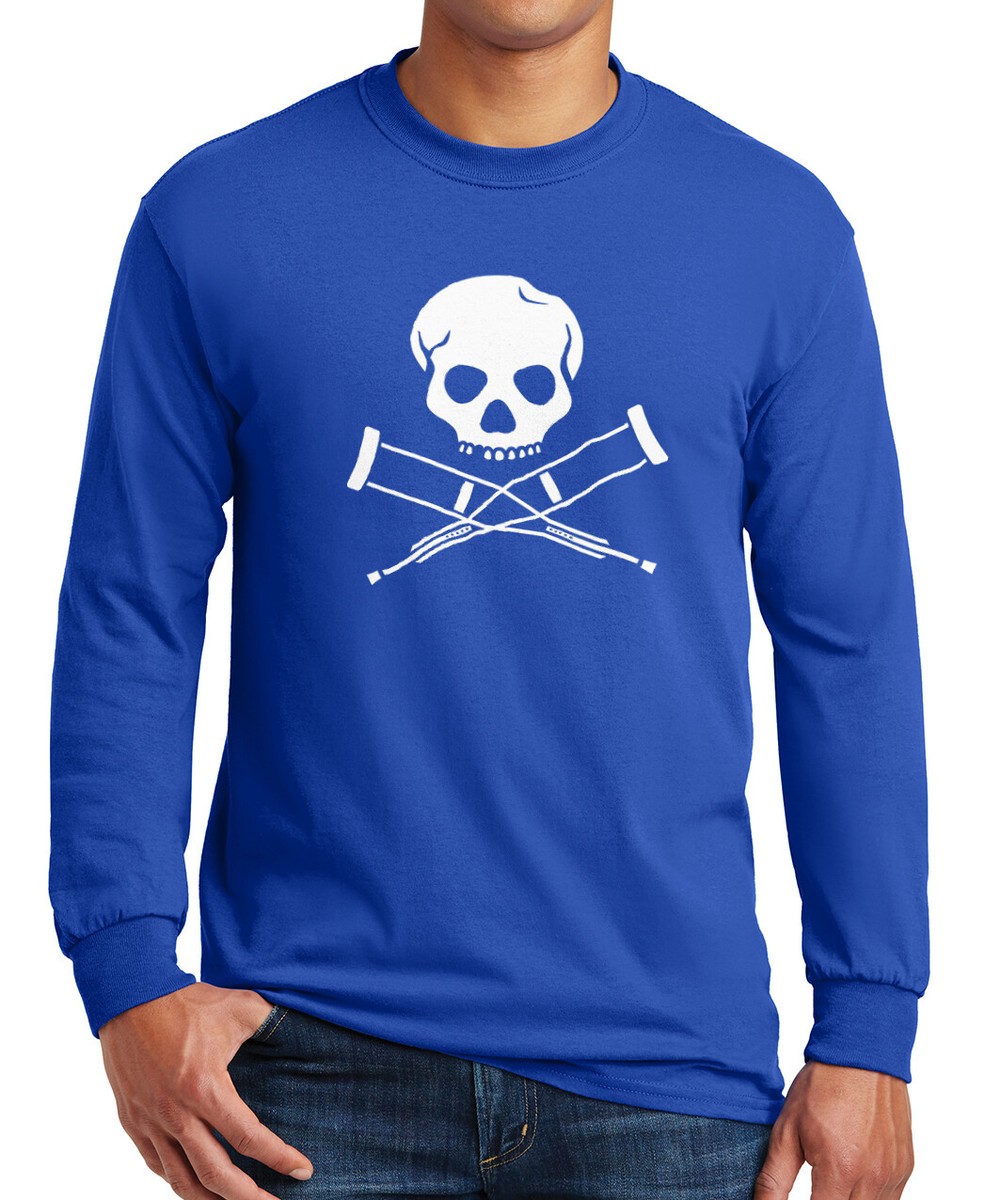 Jackass The Movie Skull Logo Long Sleeve T-Shirt MTV Johnny