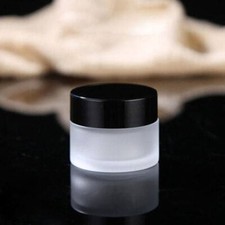 5g-50g Frosted Glass Cosmetic Jar Face Cream Bottle Lip Balm Pot Vials Container
