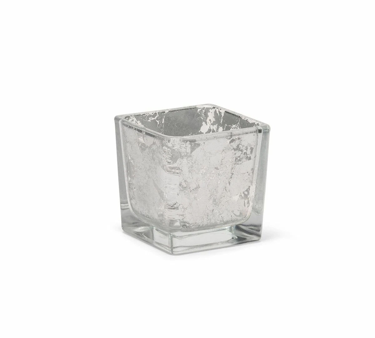 ExotenHerzz Portavaso Cubo In Vetro Bianco – 12x12x12 Cm Per Piante E Fiori