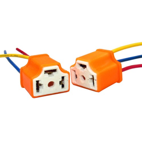2x 9003 HB2 H4 Wire Wiring Harness Sockets Female Pigtail Plug for - Picture 7 of 7