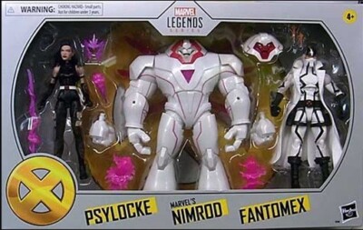 HASBRO MARVEL LEGENDS 2020 3PACK X-MEN PSYLOCKE & MARVEL'S NIMROD