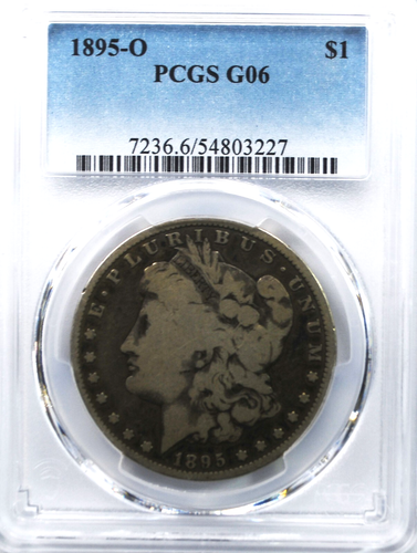 1895 O $1 Morgan Silver Dollar PCGS G06 Rare New Orleans