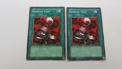 2x REMOVE TRAP SPELL CARD UNLIMITED EDITION SDJ-034 COMMON YUGIOH NM | eBay 2x REMOVE TRAP SPELL CARD UNLIMITED EDITION SDJ-034 COMMON YUGIOH NM | eBay