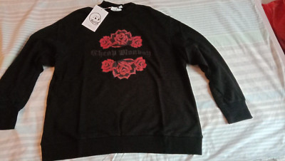 CHEAP MONDAY übergroßer Damenpullover Stretch Gr.S ( wie XL) NEU