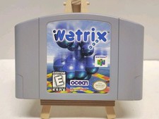 Wetrix Nintendo 64 1998 N64 Authentic Cartridge Only Tested Working