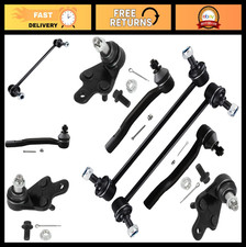 6pc Set Front Suspension Kit Lower Ball Joint Outer Tie Rod End Sway bars Replac