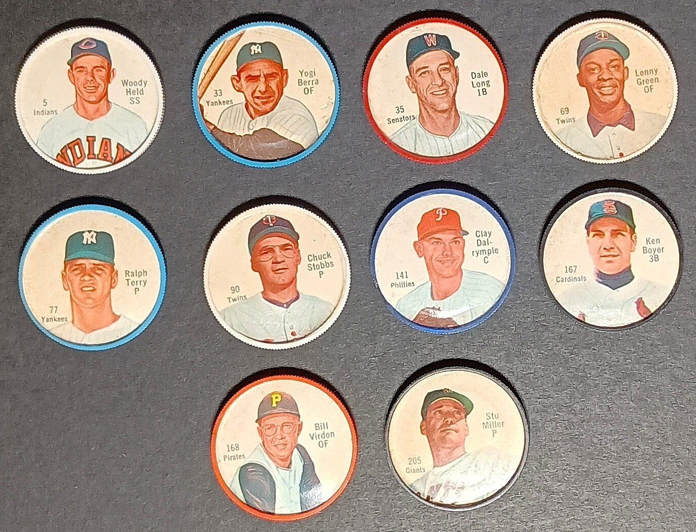 1962 Salada/Junket Baseball Coins - Choose Your Player - Vintage Collectibles
