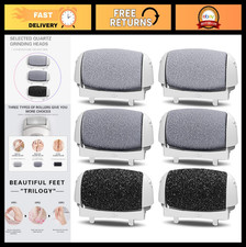 6 Pack Callus Remover Replacement Rollers for Electric Foot File - Coarse  Fine
