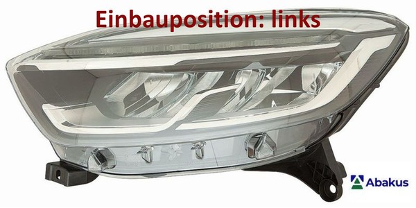 Abakus 551-11AYL-LDEM2 Hauptscheinwerfer Links Scheinwerfer FüR Renault-image