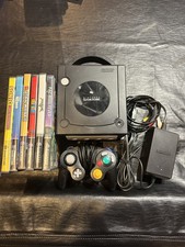 Nintendo DOL-101 GameCube Console - Black With 6 Games.